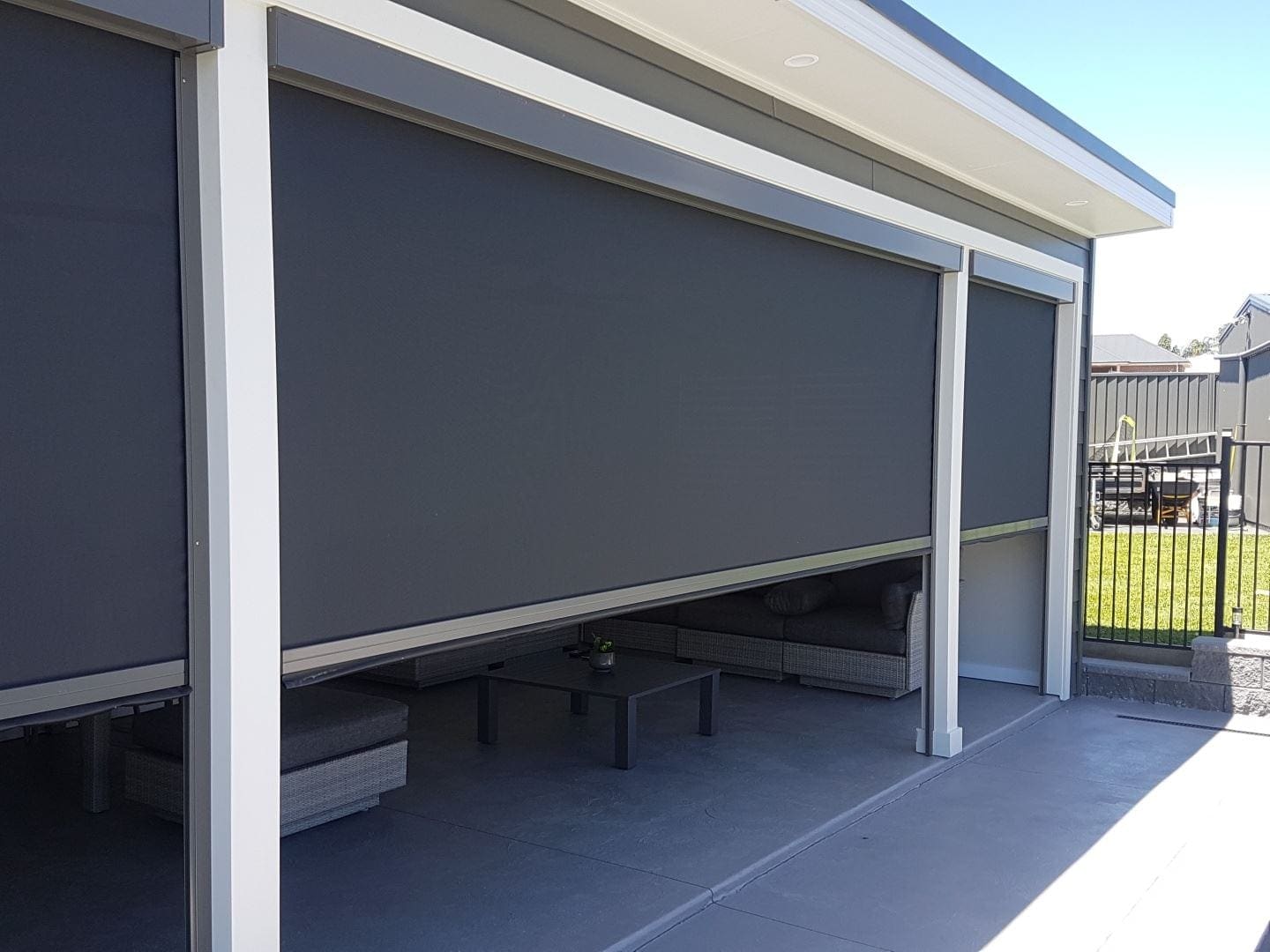 Outdoor Blind or Awning - Fusion Shutters and Blinds