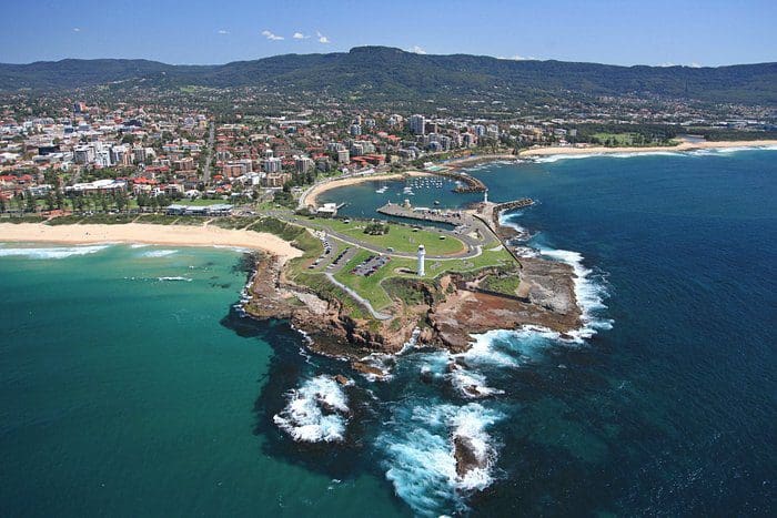 wollongong-aerial wollongong